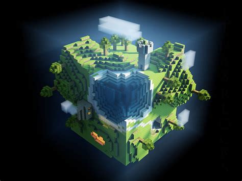 Minecraft, planet, Minecraft Earth HD wallpaper | Pxfuel