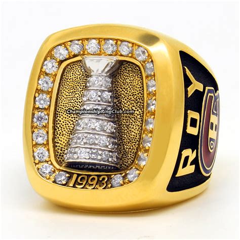 1993 Montreal Canadiens Stanley Cup Championship Ring - www.championshipringclub.com in 2020 ...