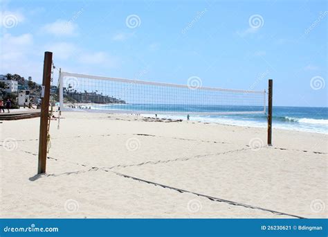 Beach Volleyball, Laguna Beach, California Stock Image - Image: 26230621