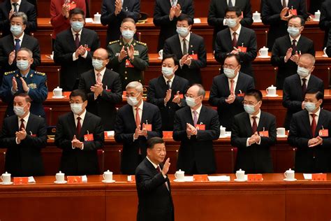 In photos: China's top officials gathered to hear Xi Jinping's two-hour ...