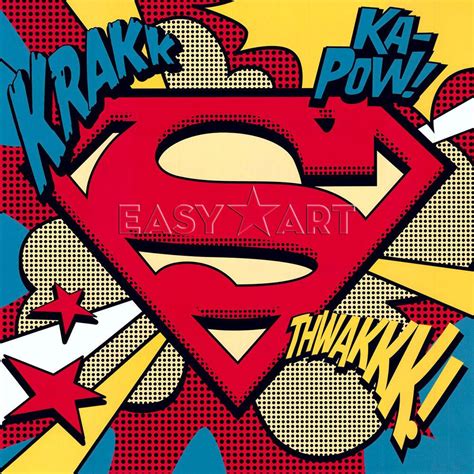 Superman (Pop Art Shield) | Office / Work place | Pinterest | Comic ...