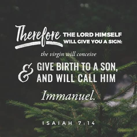 Isaiah 7:14 - Call Him Immanuel - 316 Quotes