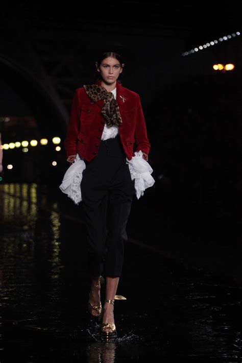 Kaia Gerber – Saint Laurent Runway Show in Paris | GotCeleb