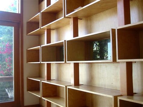 Wall of Shelves | Built in shelving wall plays on the idea o… | Flickr