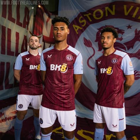 Original All-New Logo: Aston Villa 23-24 Home Kit Released - Footy ...