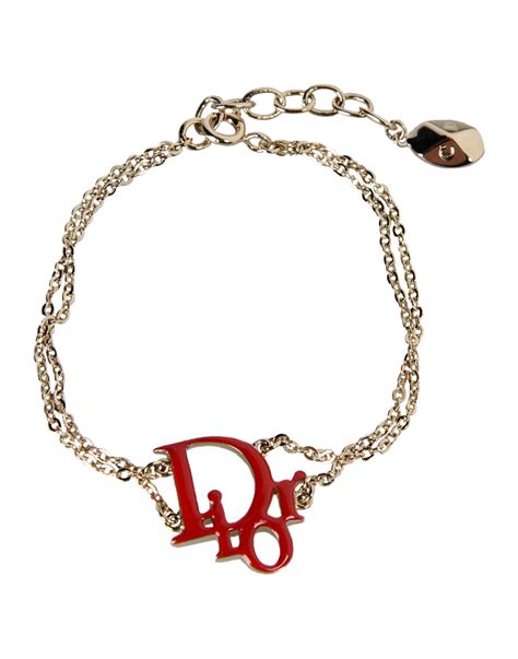 Dior Bracelet in Red | Lyst