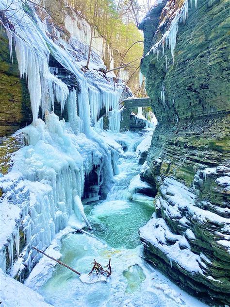 Watkins Glen Winter wonderland Photograph by Patrick O'Leary - Pixels