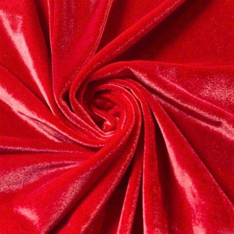 Red Velvet Fabric - Etsy