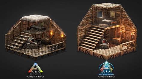 ARK Ascended Remake UE5 Structures comparison - Deltia's Gaming