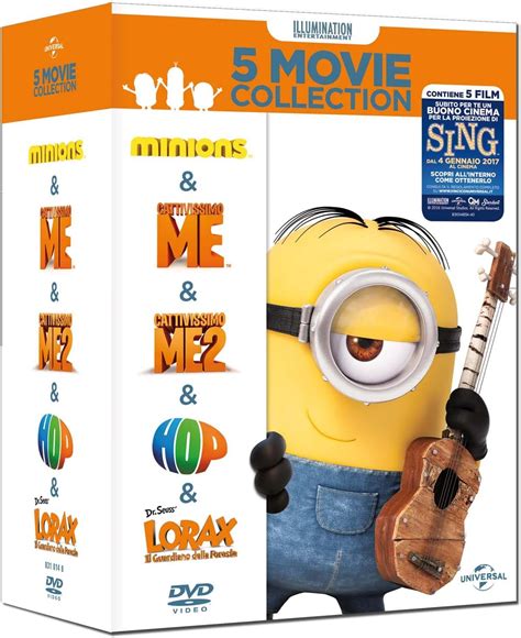 Minions-Illumination Entertainment Collection 5 DVD Import Italien: Amazon.fr: Fabio Fazio ...