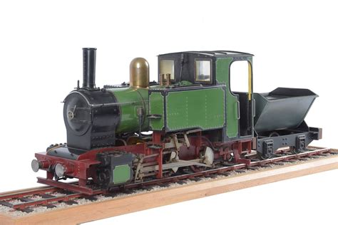 A well engineered 3 1/2 inch gauge model of a 0-6-0 narrow gauge locomotive