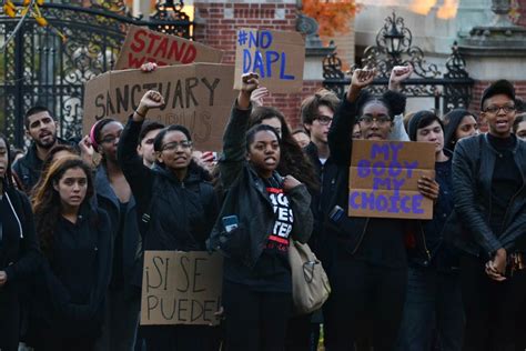 Students, faculty protest in light of election - The Brown Daily Herald