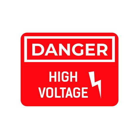 High Voltage Sign Danger Symbol Black Arrow Vector Im - vrogue.co