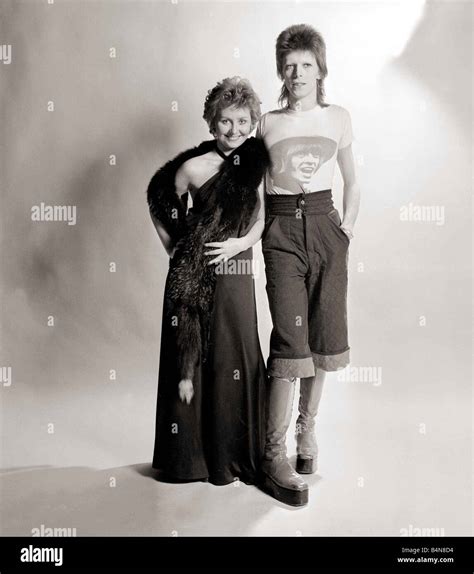 David Bowie and Lulu December 1973 Stock Photo - Alamy