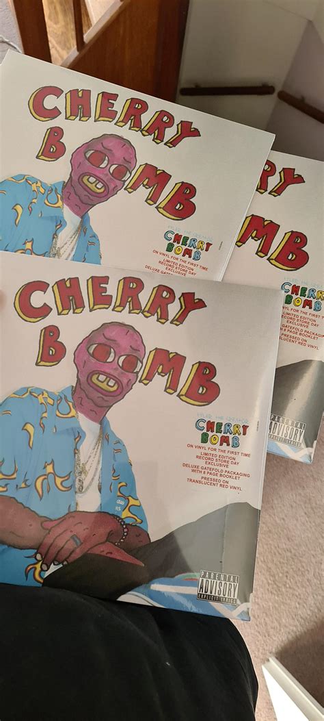 Selling these 3 cherry bomb vinyls : r/Golfwang