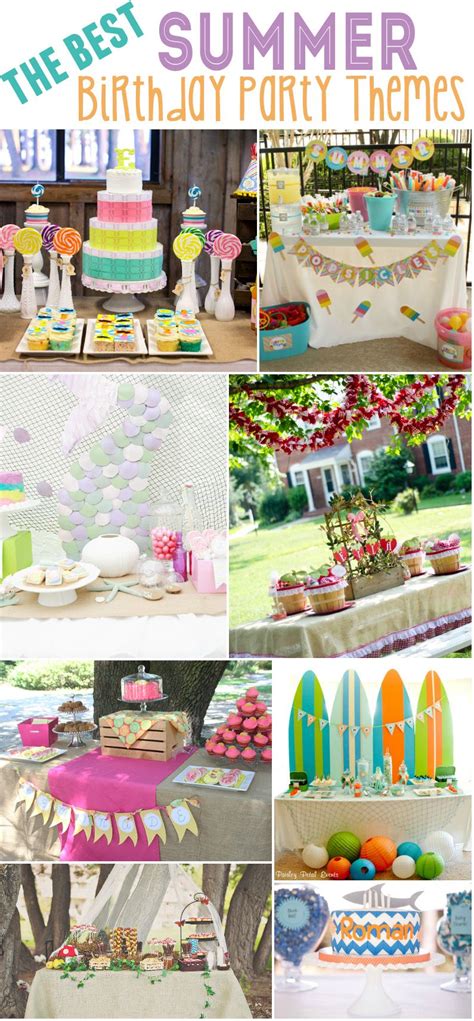 15 Best Summer Birthday Party Themes | Summer birthday party decorations, 1st birthday parties ...