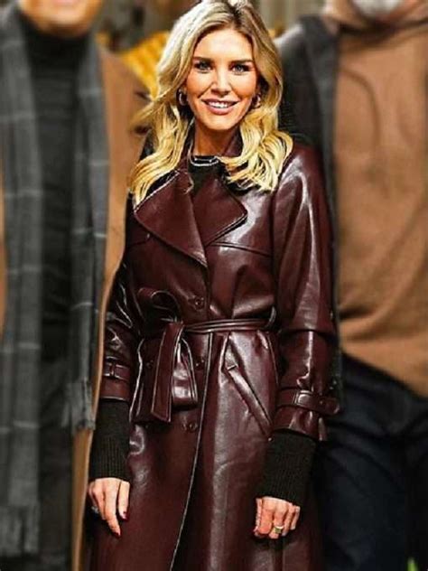 NFL Charissa Thompson Leather Coat | Victoria Jacket