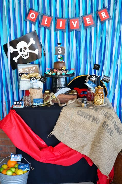 Kara's Party Ideas Classic Pirate Birthday Party | Kara's Party Ideas