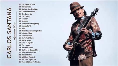 Carlos Santana Greatest Hits Full Album - Best Of Carlos Santana - YouTube