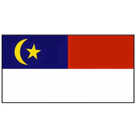 Malacca Flag / Bendera Melaka (60cm x 120 cm) | Lazada