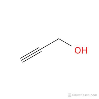 Chemical Structure of PROPARGYL ALCOHOL - C3H4O | Mol-Instincts