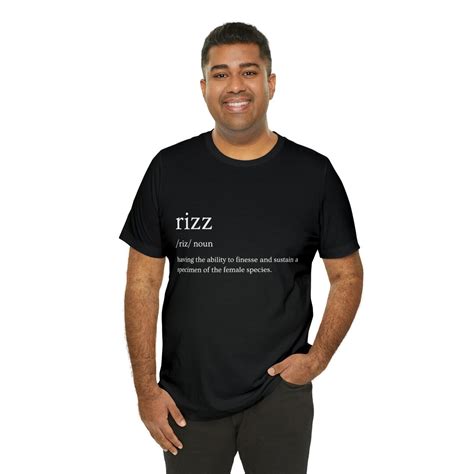 Rizz Definition Unisex Jersey Short Sleeve Tee - Etsy