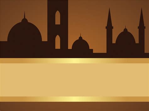 Islamic Mosque Sunset Powerpoint Templates For Free - Riset