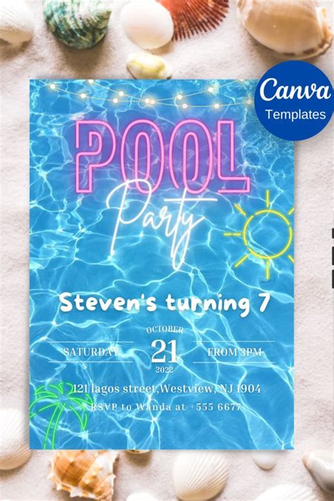 Having a pool party this summer ? Check out our new neon pool party ...