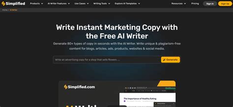 Simplified AI Writer Reviews 2024: Details, Pricing & Alternatives