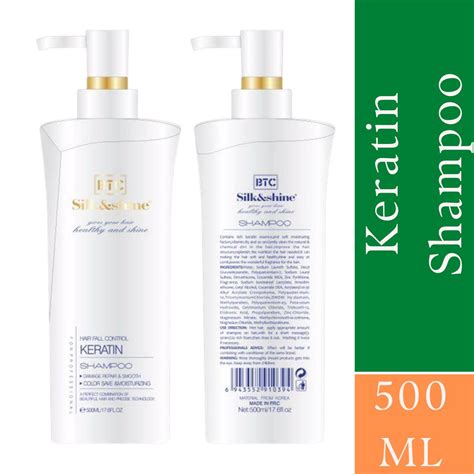 BTC silk & shine Keratin Shampoo 500ml