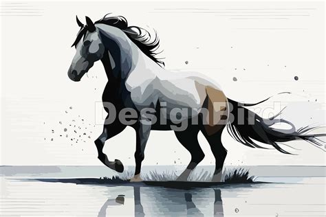 Horse Watercolor Illustration Graphic by Designbird · Creative Fabrica