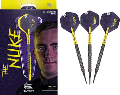 Target Luke Littler 19g Black Pixel Soft Tip Darts