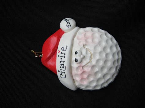 Personalized Golf Ball Ornament by cyndesminis on Etsy