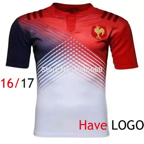 16/17 France Super Rugby Jersey 2016 2017 France Shirts Rugby Maillot ...