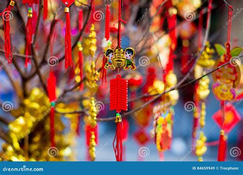 Lunar new year decorations stock image. Image of tradition - 84659949