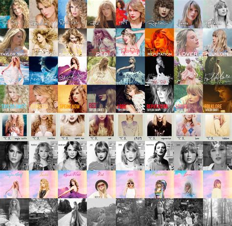 Taylor Swift Albums In Order Wallpaper - Ebba Neille