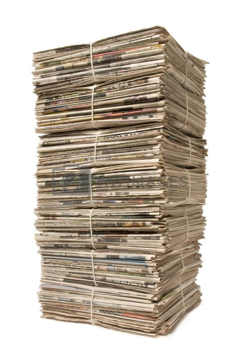 Towering stack of newspapers for recycling by Balefire9 Vectors & Illustrations Free download ...