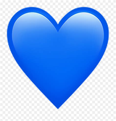 Discover The Coolest Blueheartemoji - Iphone Heart Emojis Transparent Clipart (#1629459 ...