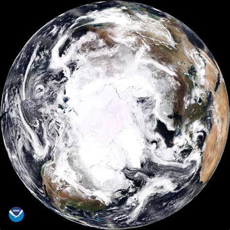 NOAA Shares First New View of the North Pole for Earth Day! | NESDIS