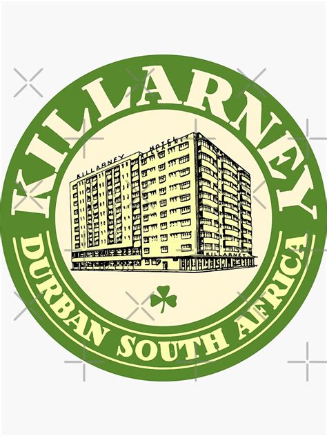 "Killarney Hotel - Durban - South Africa" Sticker for Sale by LuckyIrish | Redbubble