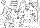 Winter Colouring Pages For Kids sketch template