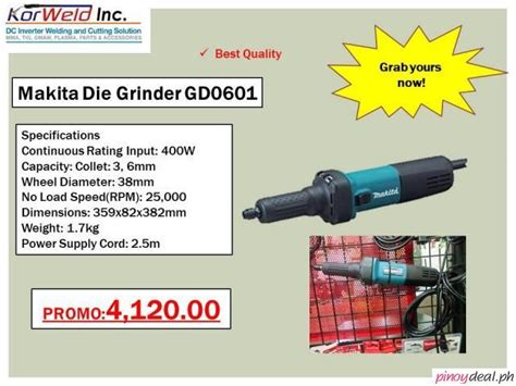 Makita Die Grinder GD0601 Manila - Philippines Buy and Sell Marketplace ...