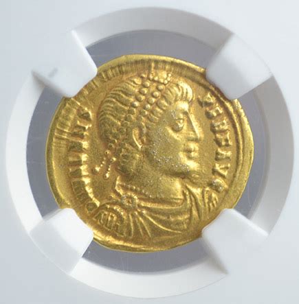 Eastern Roman Empire Valens (364-378 AD) Solidus Ancient Gold Coin ...