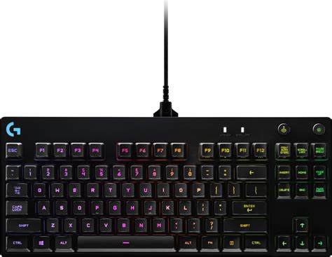 Logitech - G Pro Wired Gaming Mechanical Romer-G Switch Keyboard with ...