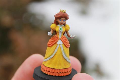 OBJ file Princess Daisy Mario Fanart figure 👸・3D printer model to download・Cults