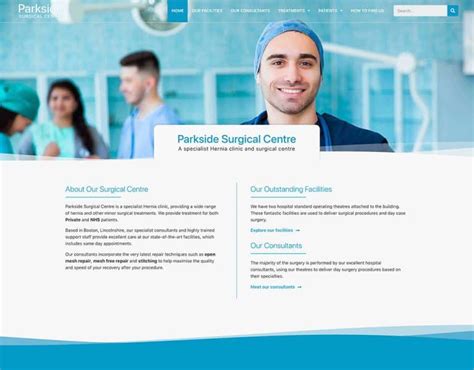 Parkside Surgical Centre Website Goes Live | Idio Web Services