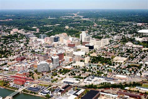 Wilmington skyline | Wilmington, Wilmington delaware, Aerial photo