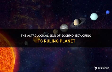 The Astrological Sign Of Scorpio: Exploring Its Ruling Planet | ShunSpirit