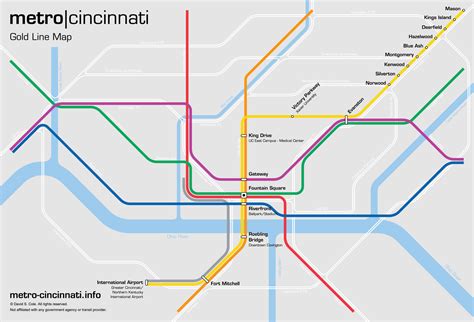 Marta Gold Line Map