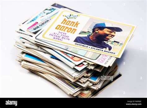 Baseball cards collection Stock Photo - Alamy